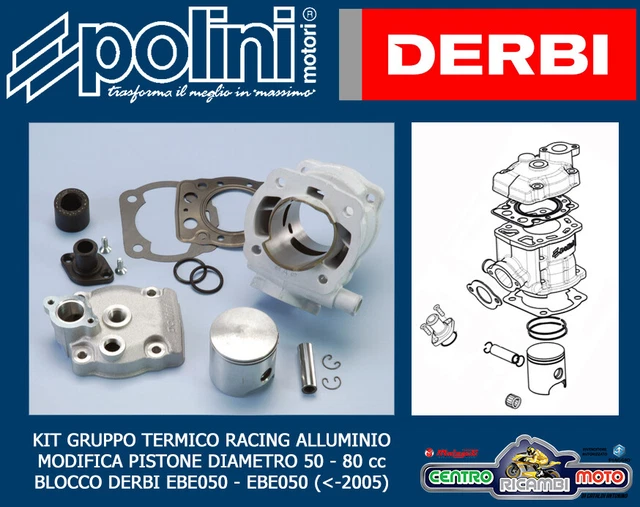 230.0012 SERIE DISCHI FRIZIONE RACING POLINI DERBI SENDA 50 DRD