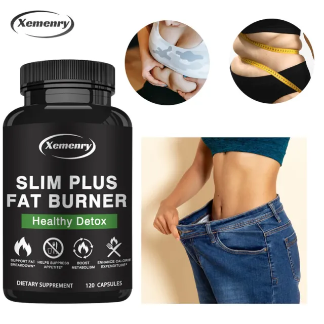 Slim Plus Fatburner – L-Carnitin,Grüner Tee – Gewichtsverlust,Gewichtsmanagement