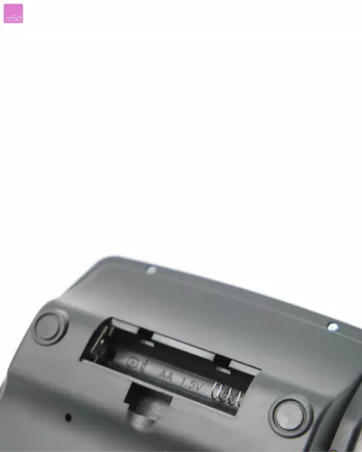 Taschenrechner mit Batterie Fach 12stelliger Tischrechner Dual-Power Batterie 3