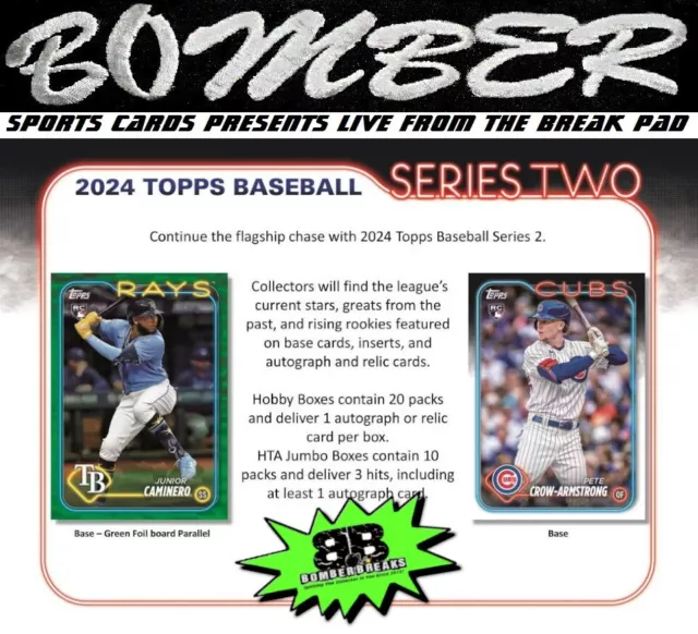 2025 Topps Series 2 Jumbo Hobby Box Sarah Hart