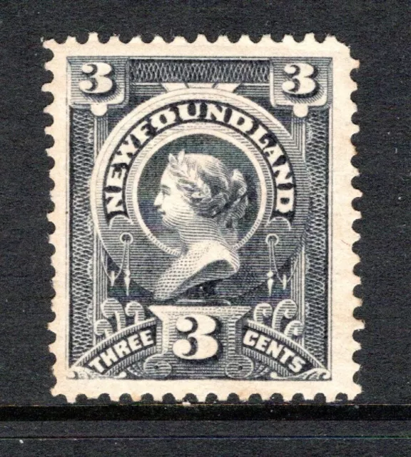 Newfoundland 1890  3c. Slate Grey (Queen Victoria) SG56 M/Mint