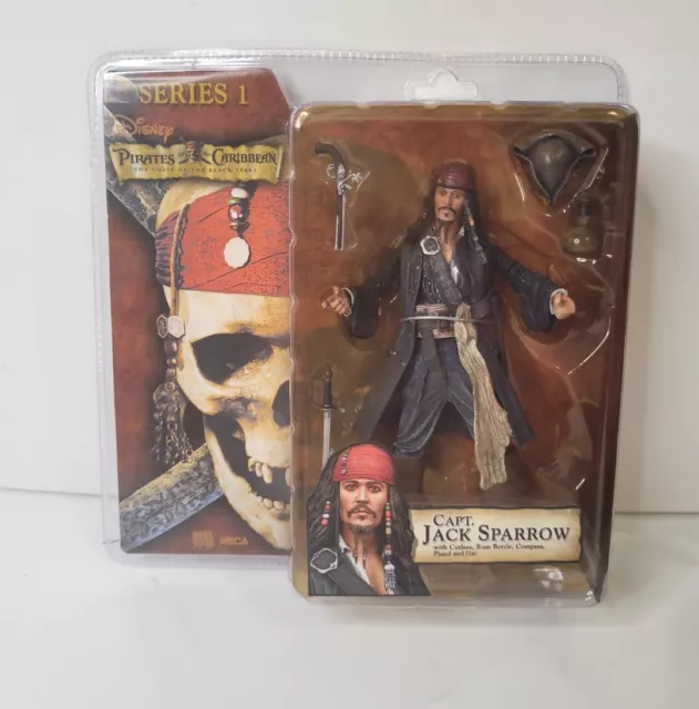 Neca Pirates Of The Caribbean Series 1 Capt Jack Sparrow Figure