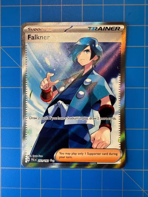 Falkner 251/193 | Pokemon Paldea Evolved  | Full Art Trainer | NM/MINT
