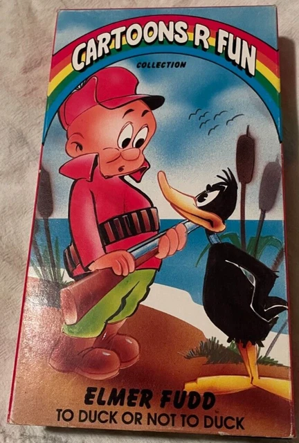 1989 VHS CARTOONS R Fun Collection Elmer Fudd To Duck Or Not To Duck ...