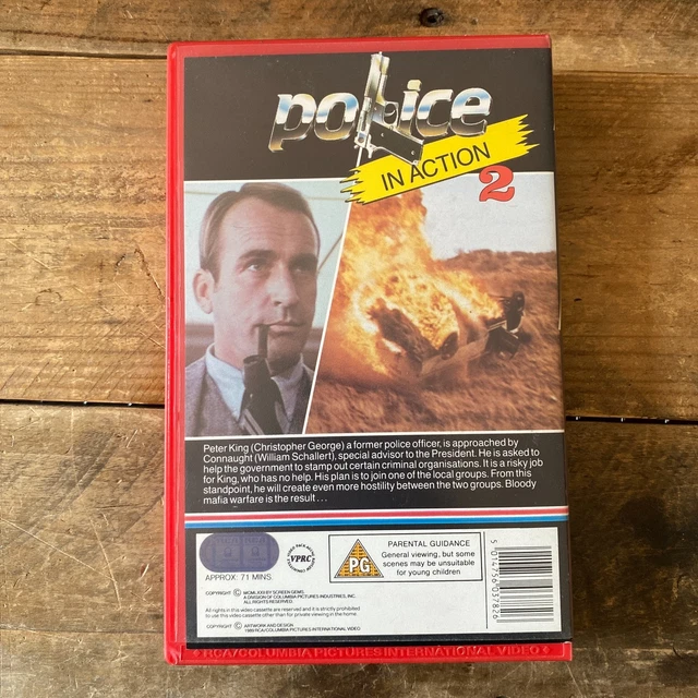 MAN ON A String VHS - Police in Action 2 - Big Box Ex-Rental - RCA ...