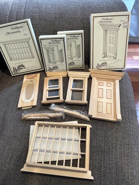 Vintage Houseworks #5021, 6014 & 5001 Dollhouse Accessories NEW