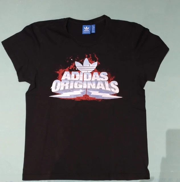 T-shirt Uomo ADIDAS ORIGINALS Maglia in Cotone Tshirt Manica Corta Nera M