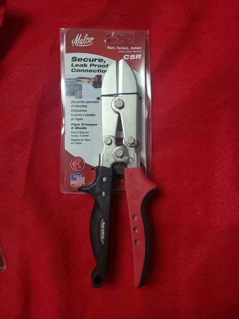 Malco C5R 5 Blade Pipe Crimper NEW