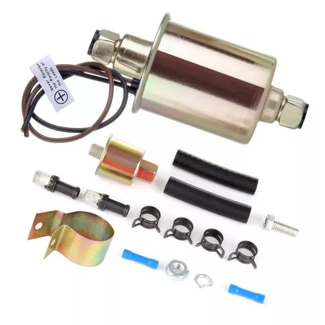Universal 12V Electric Fuel Pump 5-9 PSI w / Installation Kit – Bravex
