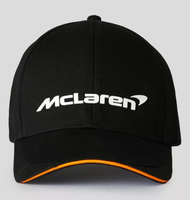 Formula One F1 McLaren Team Cap/Hat Black Adult One Size Adjustable