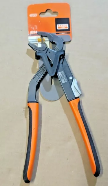 BAHCO 10" Push Button ERGO Adjustable Slip Joint Pliers #8224