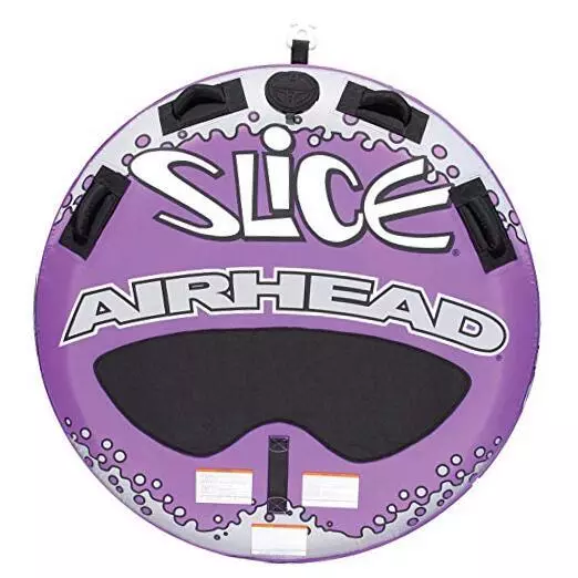 Slice | 1-2 Rider Towable Tube for Boating, Purple and Black (AHSL-4W)