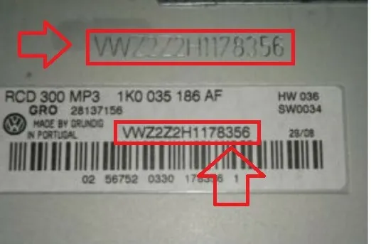 VW: Safe PIN code auto decode RNS 310 | 315 | RCD 310 | 330 | 510... Dekodieren! 2