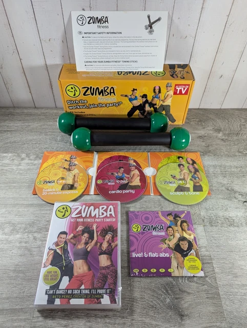 Zumba fitness kit with toning sticks best sale