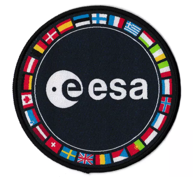 Patch écusson ESA agence spatiale Européenne patche thermocollant tissé