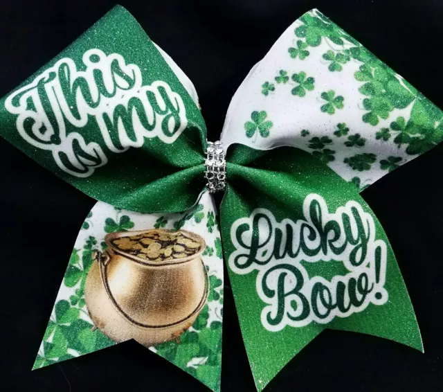 Cheer Bow - This Is My Lucky Bow - Hair Bows