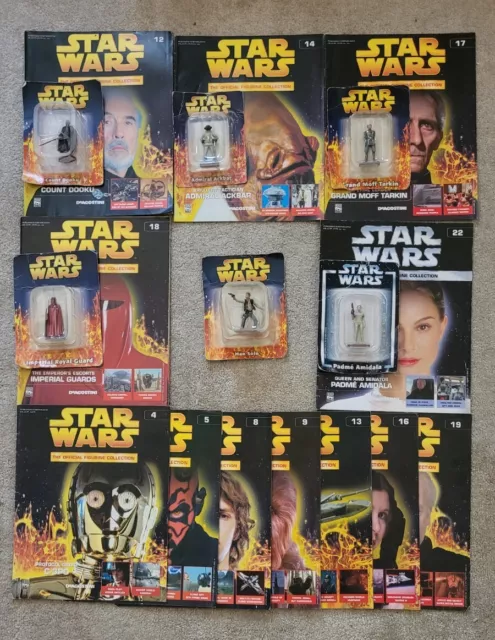 💥 Star Wars DeAgostini The Official Figurine Collection 6xFigurines 12xMagazine