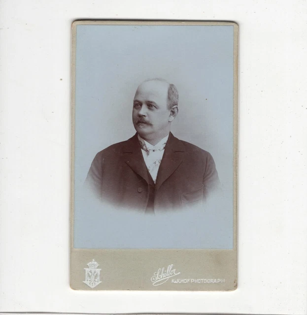 CDV Foto Herrenportrait - Wien / Baden 1900er