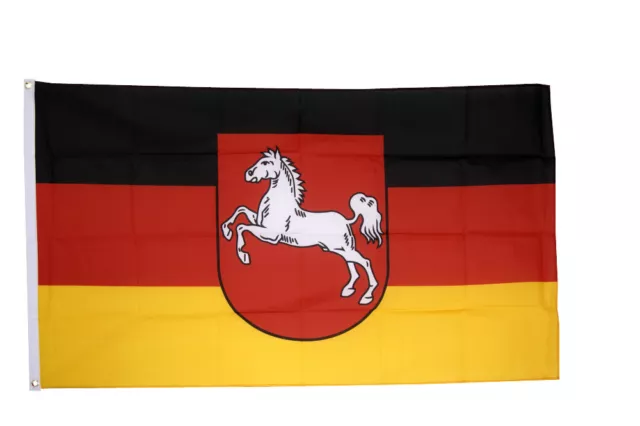 Lower Saxony Flag 5 x 3 FT - 100% Polyester With Eyelets Germany Province