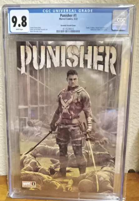 Punisher #1 (2022) Barends Variant Cover Cgc 9.8