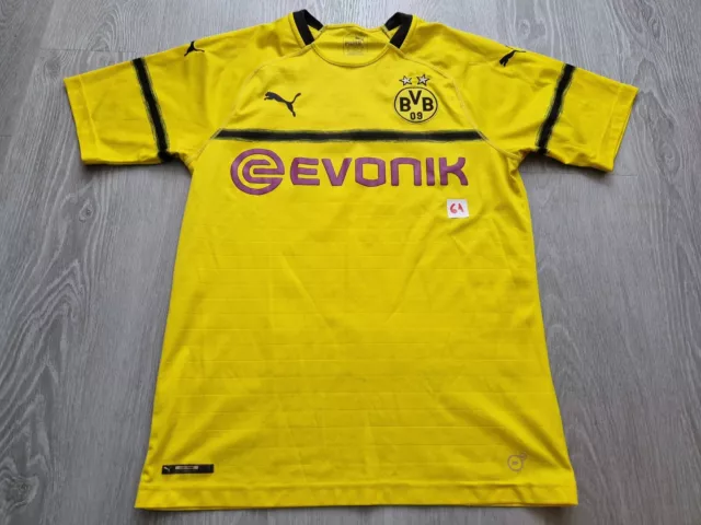 Mens Puma Borussia Dortmund Cup Shirt football shirt 18/19 Size M