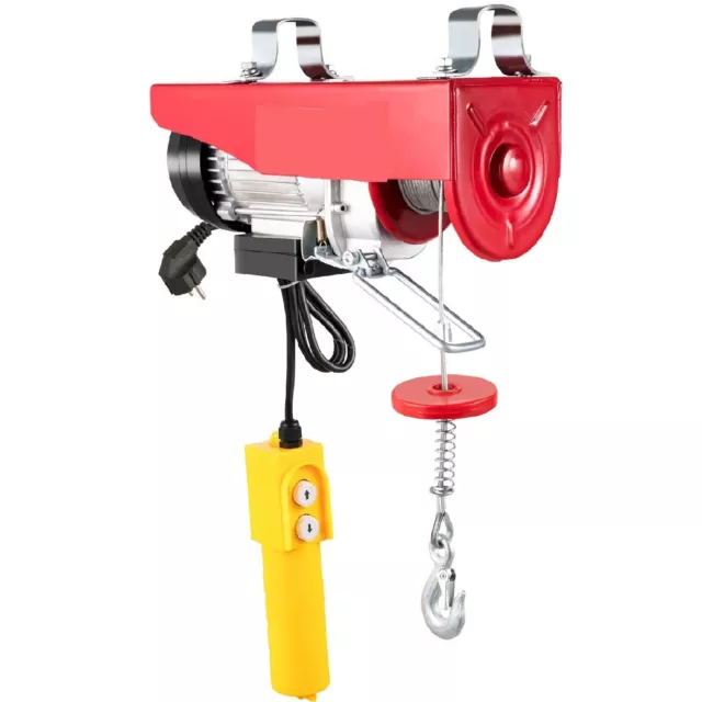 Electric Hoist 250KG 240V Remote Winch Lift Tool Strong Cable Rope Chain Lifting 2