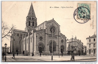 CPM/DEP 30/NIMES  EGLISE ST PAUL 