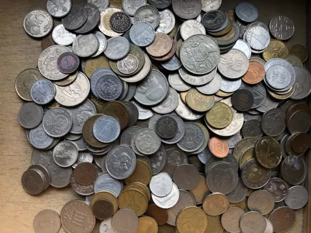 Kiloware Weltmünzen Medaillen Konvolut Sammlung Europa  Silber  Deutsches Reich?