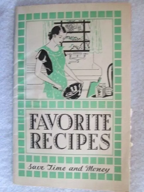 Vintage Favorite Recipes, Lydia E. Pinkham's Vegetable Compound, 1930's