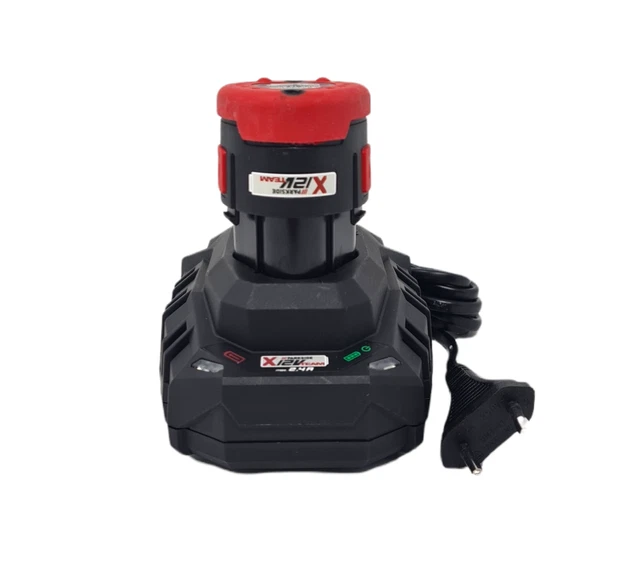 Parkside Akku Ladegerät Blinkt Rot Grün PARKSIDE LADEGERÄT PLGK 12 A3 und Akku PARK 12 C1 2,5 Ah 12V im Set X