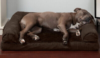 Dog Pet Bed Orthopedic Large Memory Foam Soft Cushion Furhaven Washable Sofa New