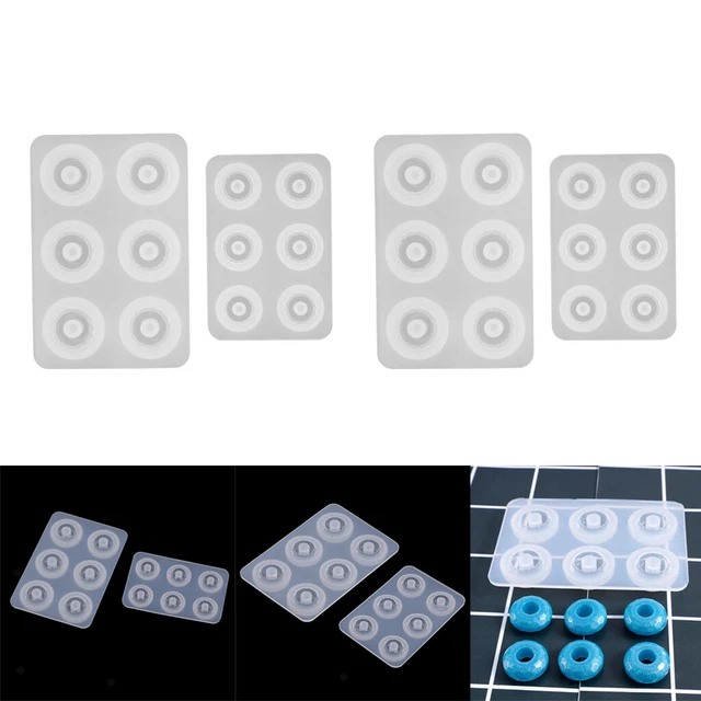4 Set Silikonperlen Formen Form Harz Schmuckherstellung Anhänger Handwerk DIY