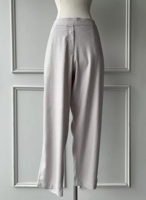 | COUNTRY ROAD | trenery stretch linen pull on pant flax | SIZE: 12, M | $139