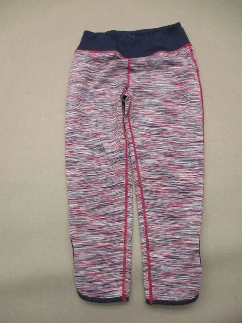 Zella Size L 10-12 Girls Multi Athletic Performance Training Ankle Leggings T344