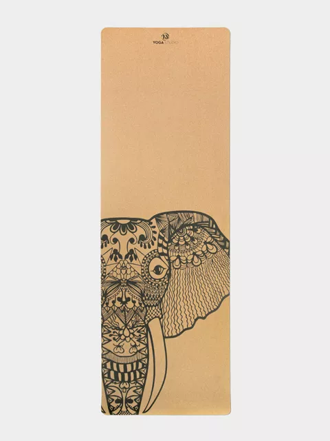 Yoga Studio Elephant Cork Yoga Mat - 4mm