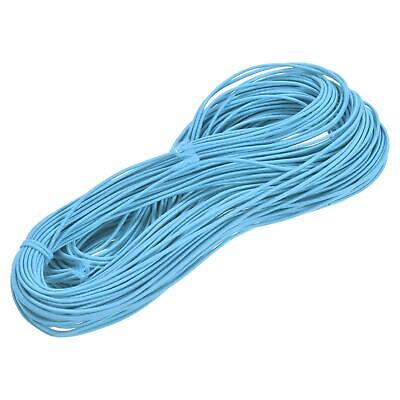 Elástico Cordón Elástico Cuerda 2mm 49 Yardas Agua Azul para Artesanías DIY
