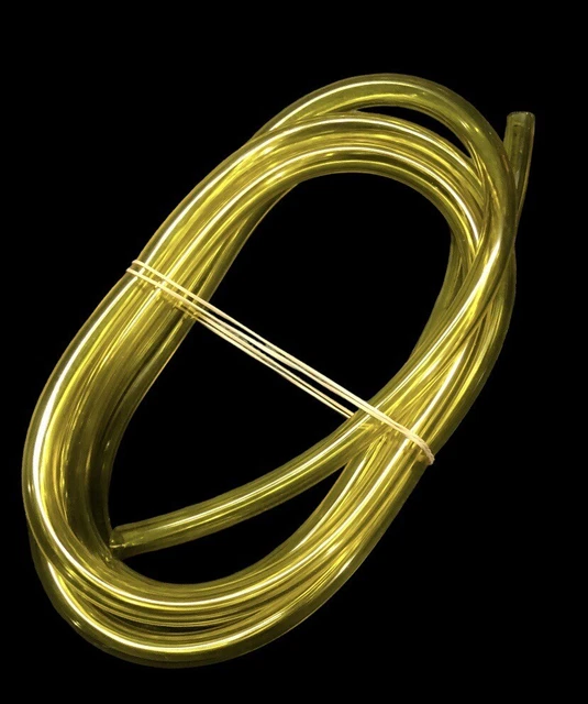10’ YELLOW FUEL Line 1/4” ID Go Kart Predator 212 Clone GX200 Mini