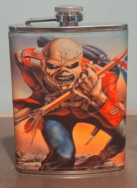 Iron Maiden: The Trooper 8 oz flask custom made NEW