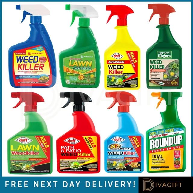 WEEDKILLER LAWN WEED Killer Path Patio Root Weeds Killer Spray Extra