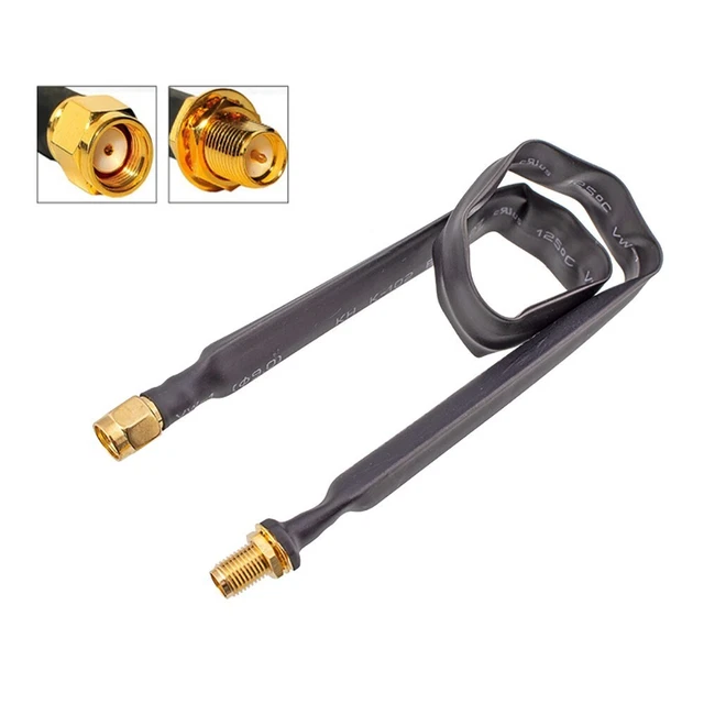 Câble d'extension coaxial plat RPSMA de qualité supérieure mâle à femelle 2