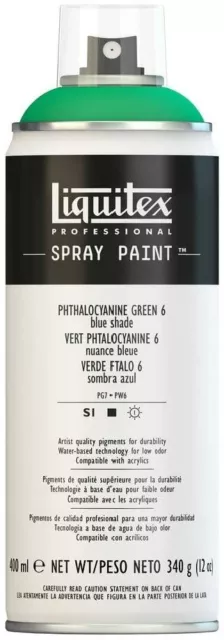 Liquitex Spray Paint 4456317 Monestial Vert 6 Bleu Shade 400 ML