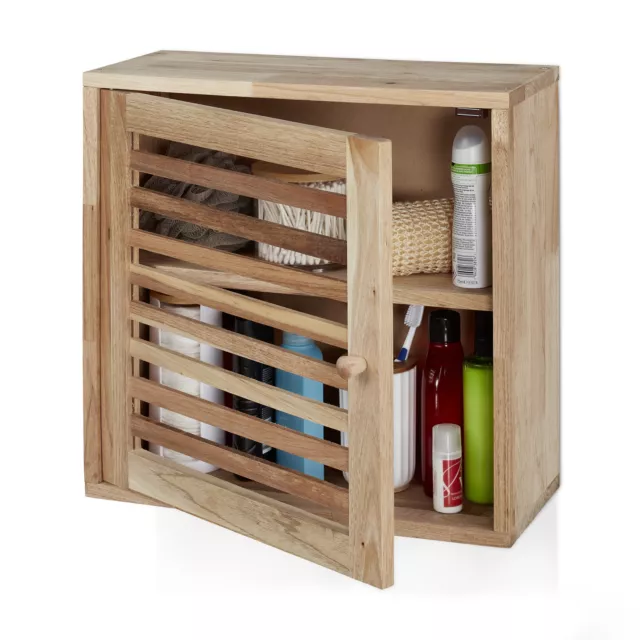 Armoire de rangement de cuisine en bambou avec porte en acrylique
