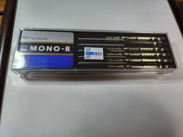 Estuche de plástico Tombow Pencil MONOR B:Ｗ５８×Ｈ２０１×Ｄ２２ｍｍ 1 juego (12...