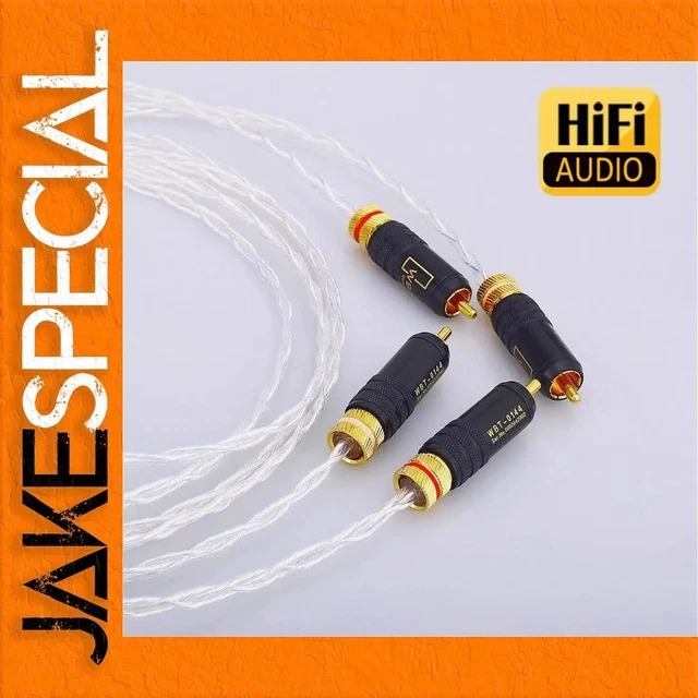 Câble XLR JakeSpecial – 8AG – Argenté OCC – Haute Qualité – Neuf (entrepôt HK)