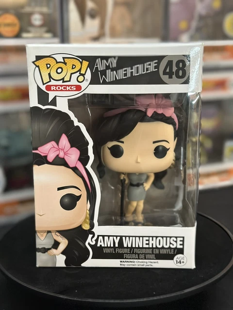 POP Rocks : Amy Winehouse – Figurine Funko en vinyle Back to Black (livrée avec étui de protection compatible), multicolore, 9,5 cm POP Rocks : Amy Winehouse – Figurine Funko en vinyle Back to Black (livrée avec étui de protection compatible), multicolore, 9,5 cm