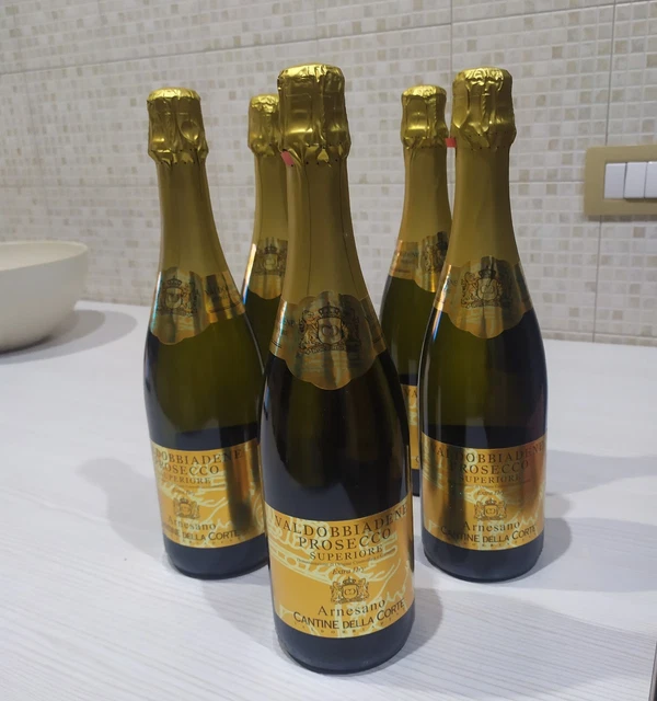Valdobbiadene Prosecco Superiore Extra Dry - 5 Bottiglie Cantine della Corte