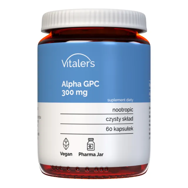 Vitaler's Alpha (Choline) GPC  300 mg, 60 gélules