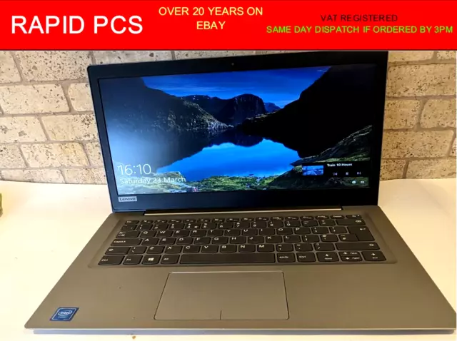 Lenovo IdeaPad 120S-14IAP Intel N3350 2.4 GHz 4gb RAM 64gb 14" Grey