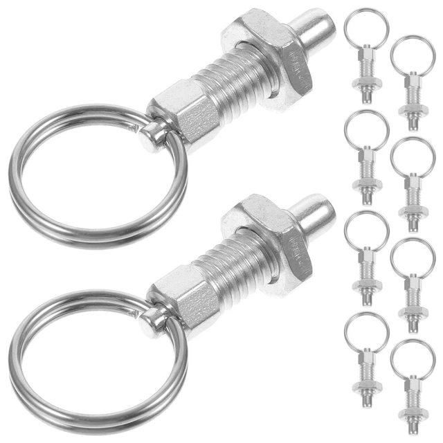 10pcs Metall Spring Plunger Spring Catch Indexing Plunger Gewächshauszubehör