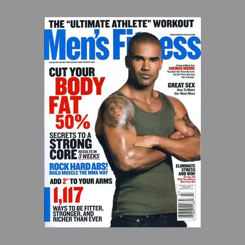 SHEMAR MOORE Men's Fitness Magazine Criminal Minds Kristin Kreuk Smallville